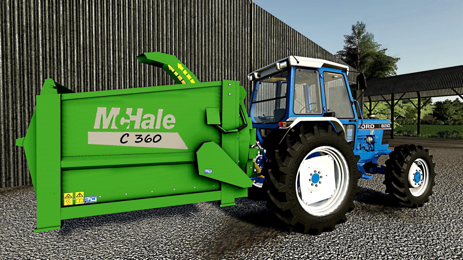 MCHALE C 360 STRAW CHOPPER RESKIN V1 0 FS19 Mod FS19 Net