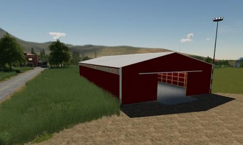72X150 Red Storage shed prefab v 1.0