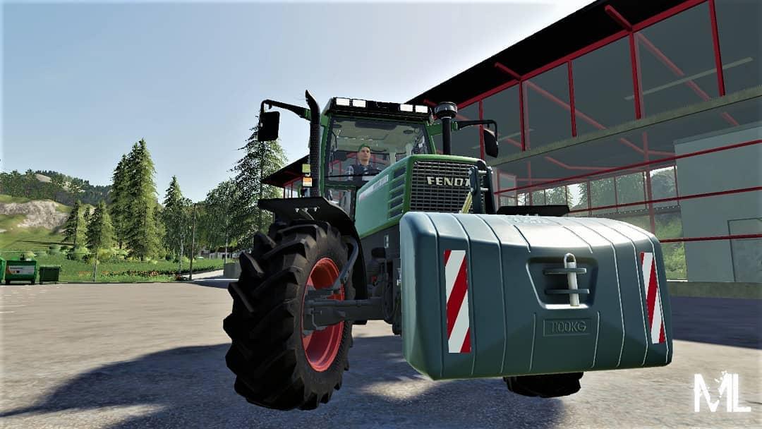 Agco Gewicht for Farming simulator 19 – neues Storebild – Warnstreifen Cred...