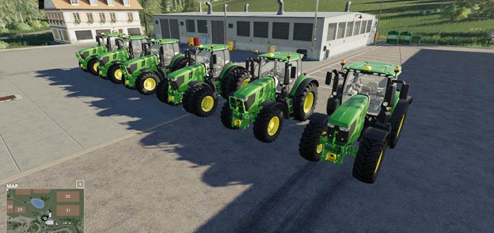 John Deere 6r Toten Fs Team V10 Fs19 Mod 4067