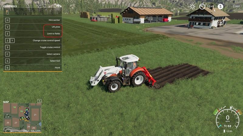 Kuhn DC401 with plow function v 1.0