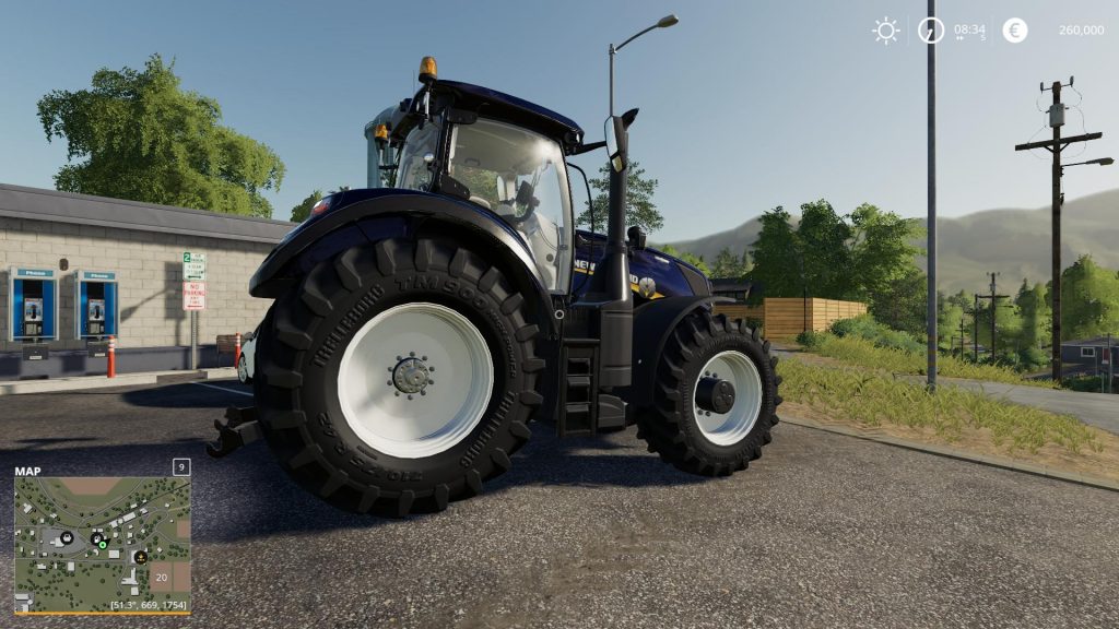 New Holland T7 Blue Chrome Power v 1.0 - FS19 mod - FS19.net