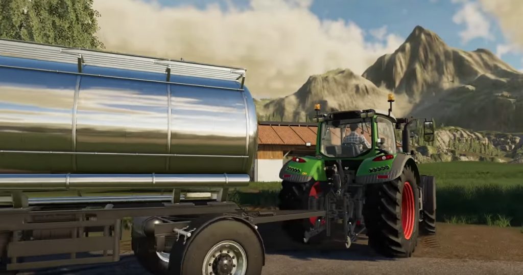 how to transport milk from farming simulator 14