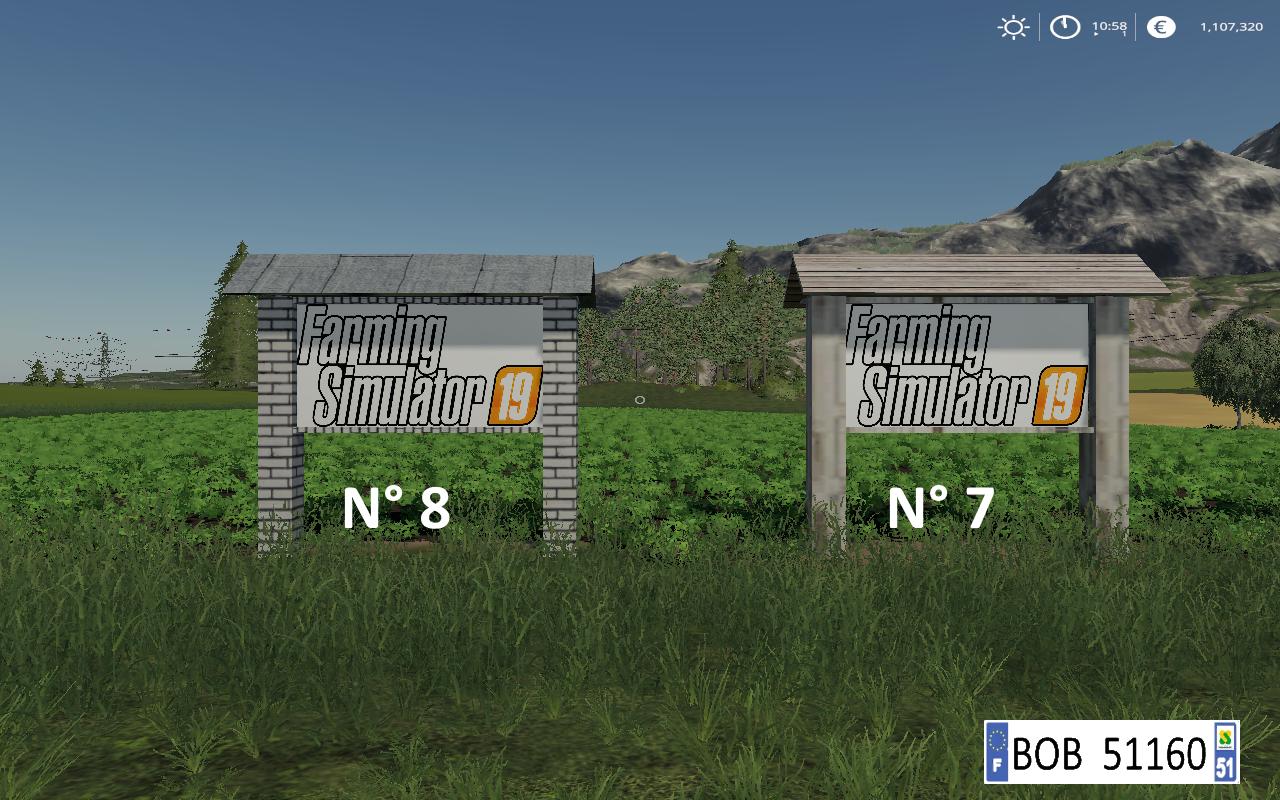 Farming Simulator FS19 Panels v 1.0