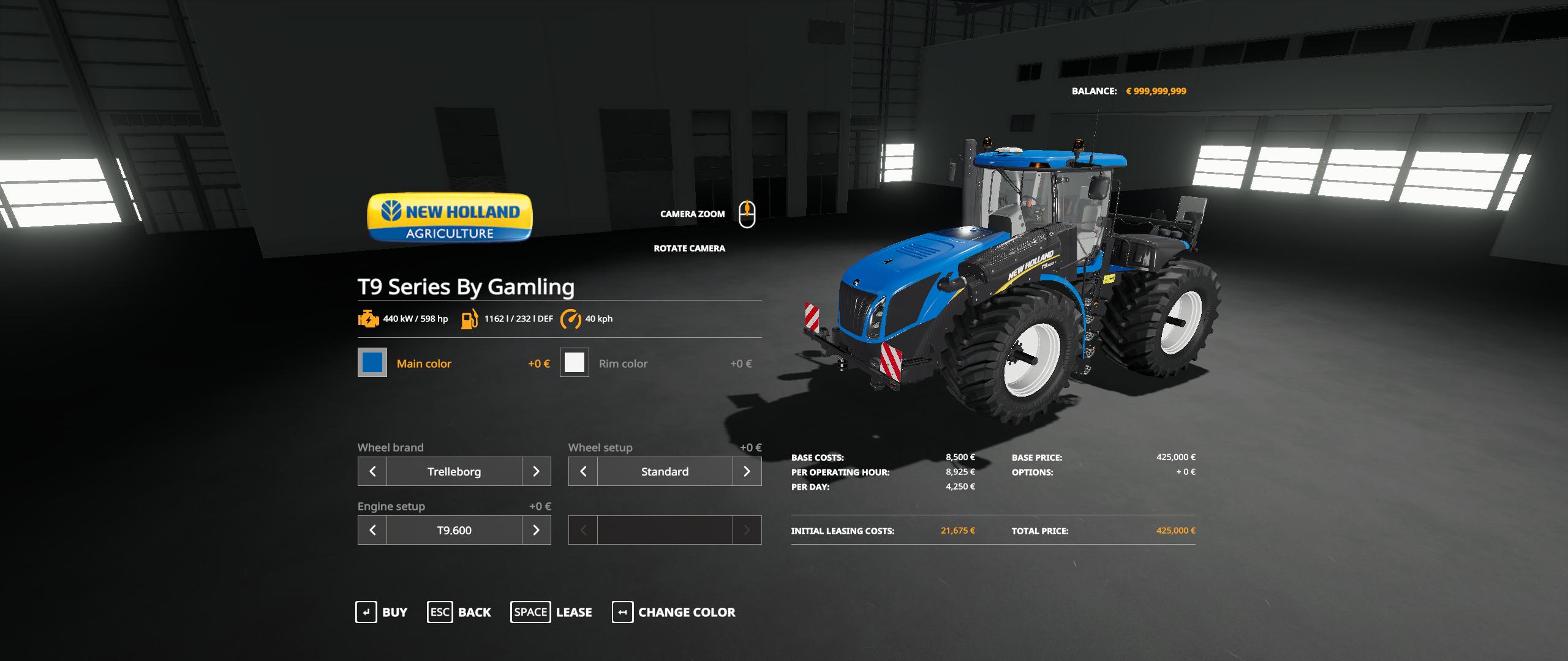 New Holland T9 Series By Gamling v 1.0
