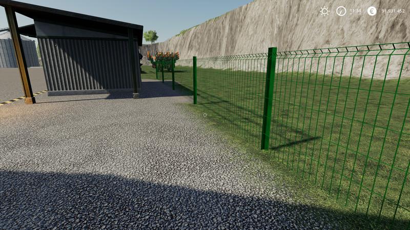 Plain metal fence v 1.0