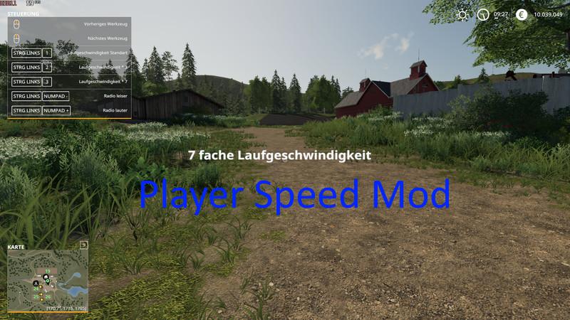 Player speed mod v 1.0