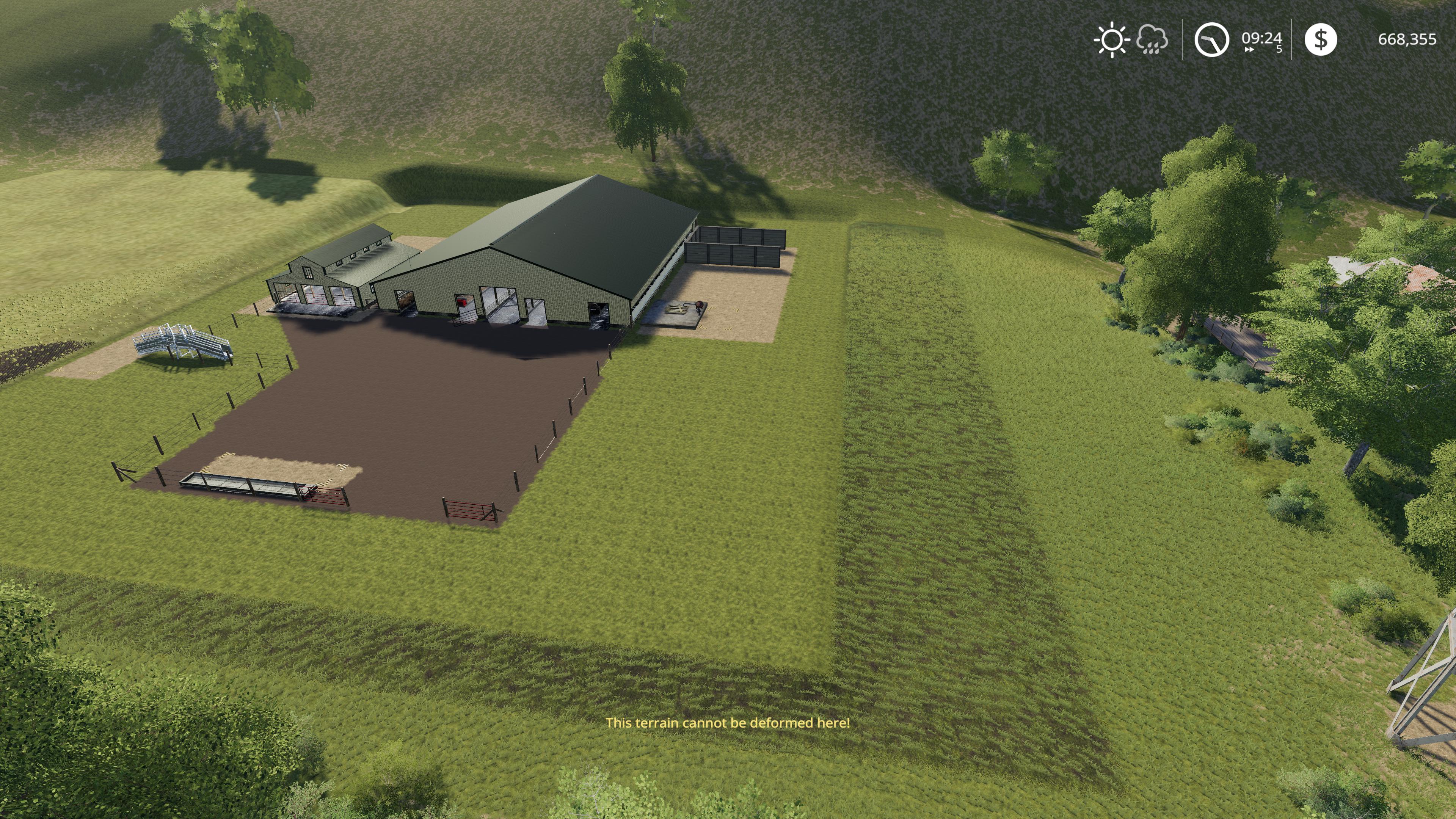Large American Cow Shed v 1.0
