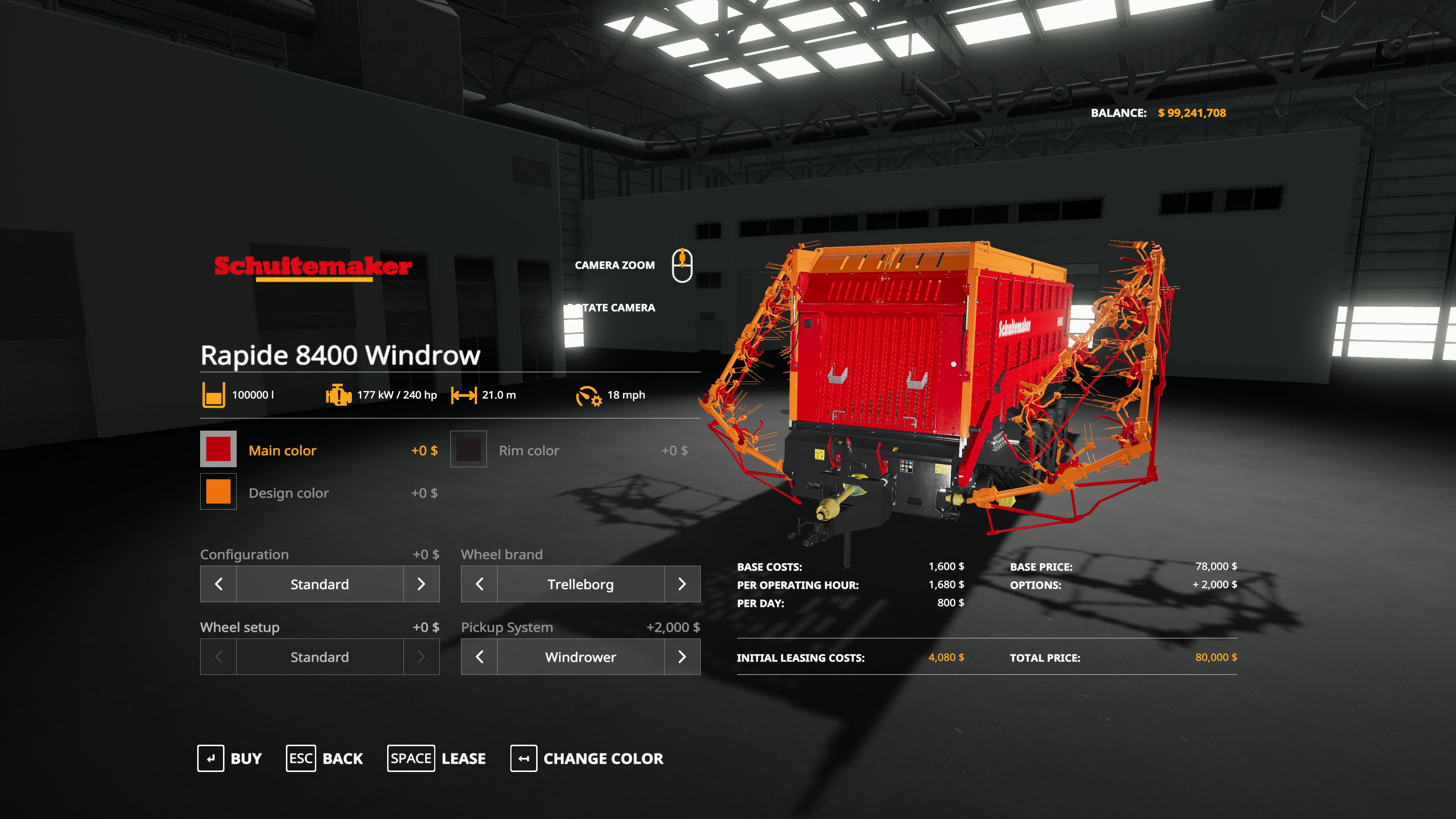 Rapide 8400 Windrower Loading Wagon V1 1 Fs19 Mods Farming Simulator 19 Mods - super aspiradora de trigo roblox farming simulator
