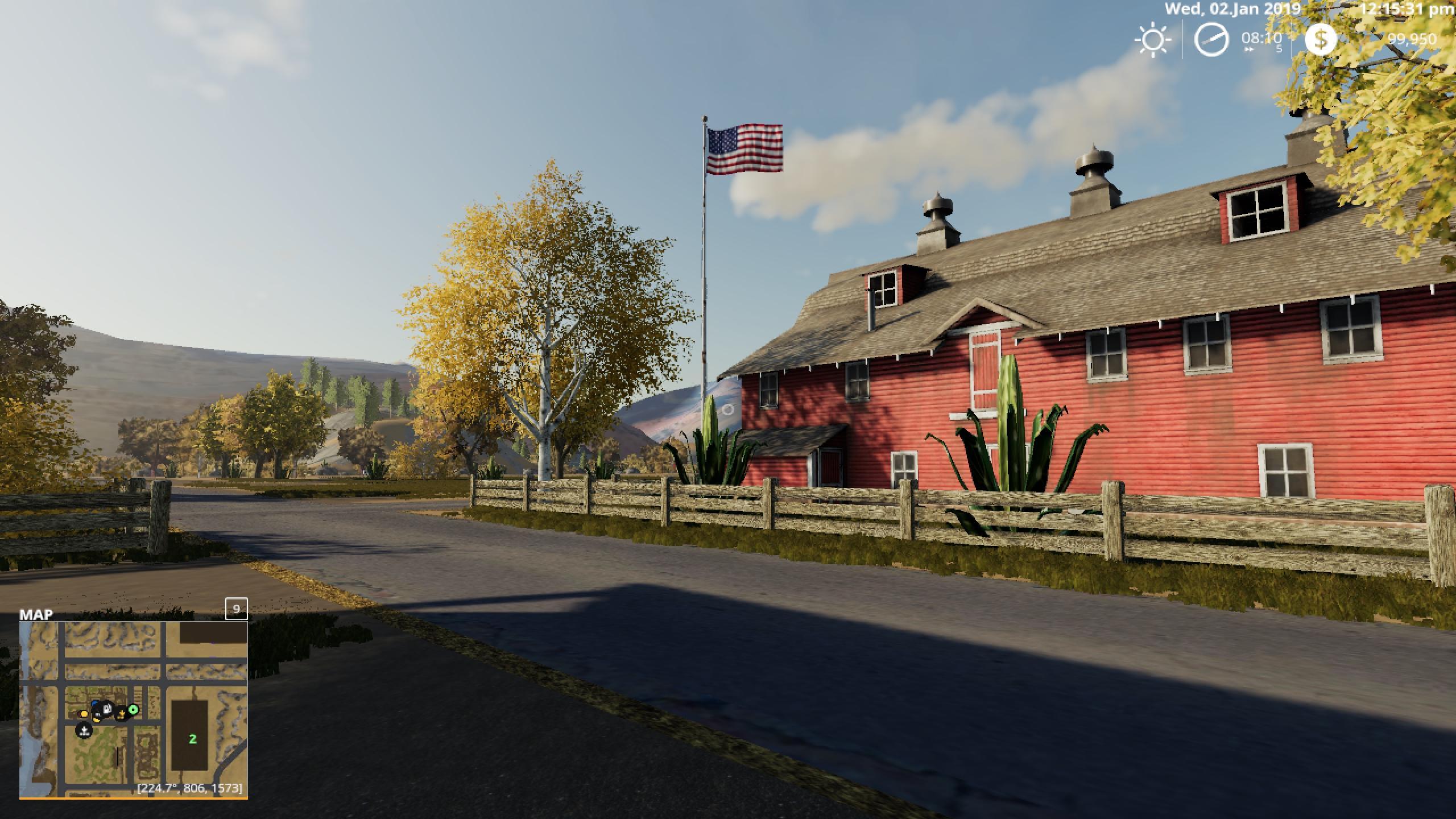 USA Flag v 1.0.1 - FS19 mod - FS19.net