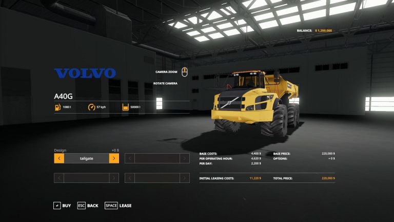 Volvo A40 V 2 0 FS19 Mod FS19