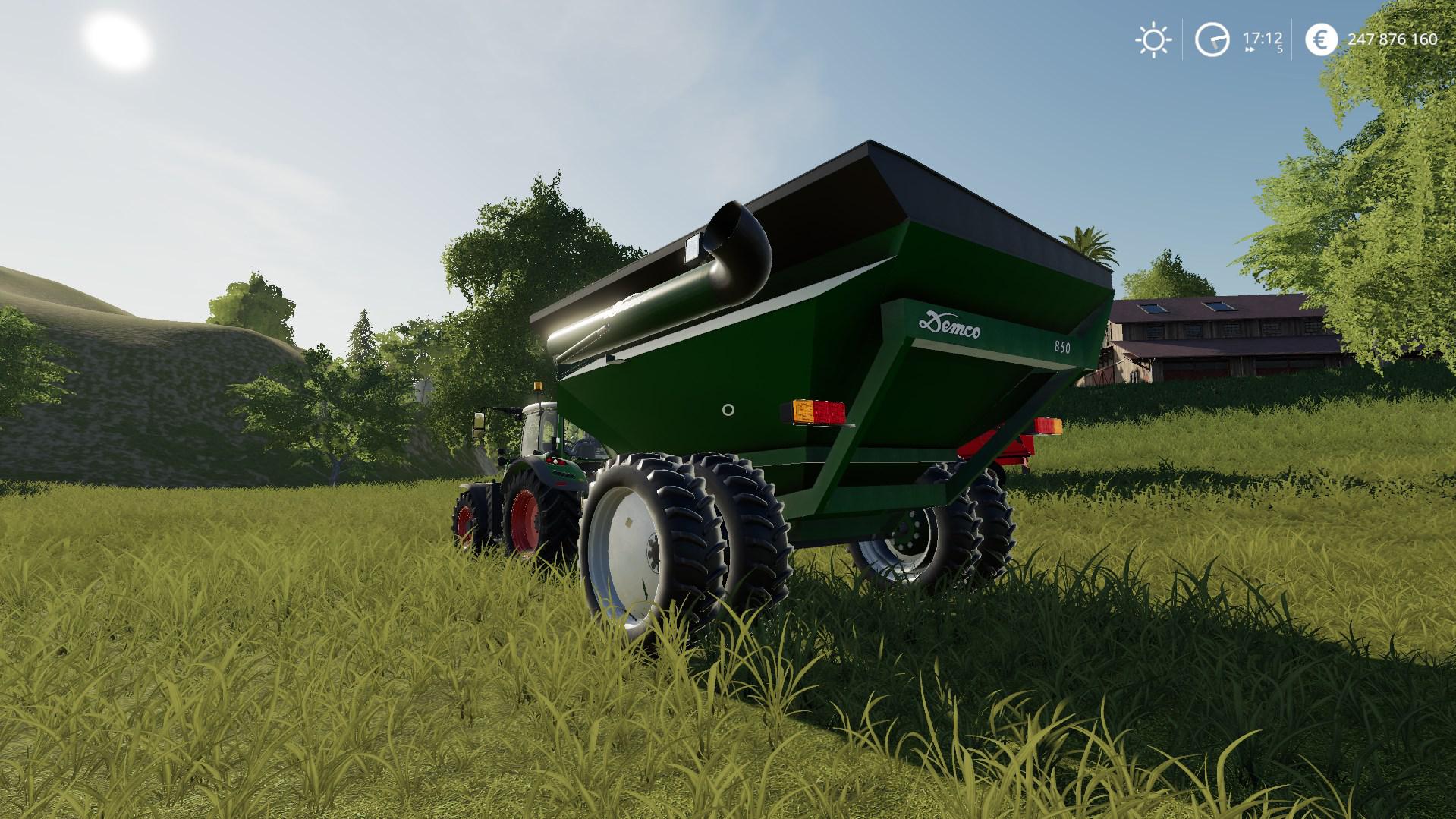 Demco 850 Grain Cart Screw Conveyor Trailer for Farming simulator 19 Price:...
