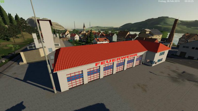 Feuerwehrstation v 3.0 - FS19 mod - FS19.net