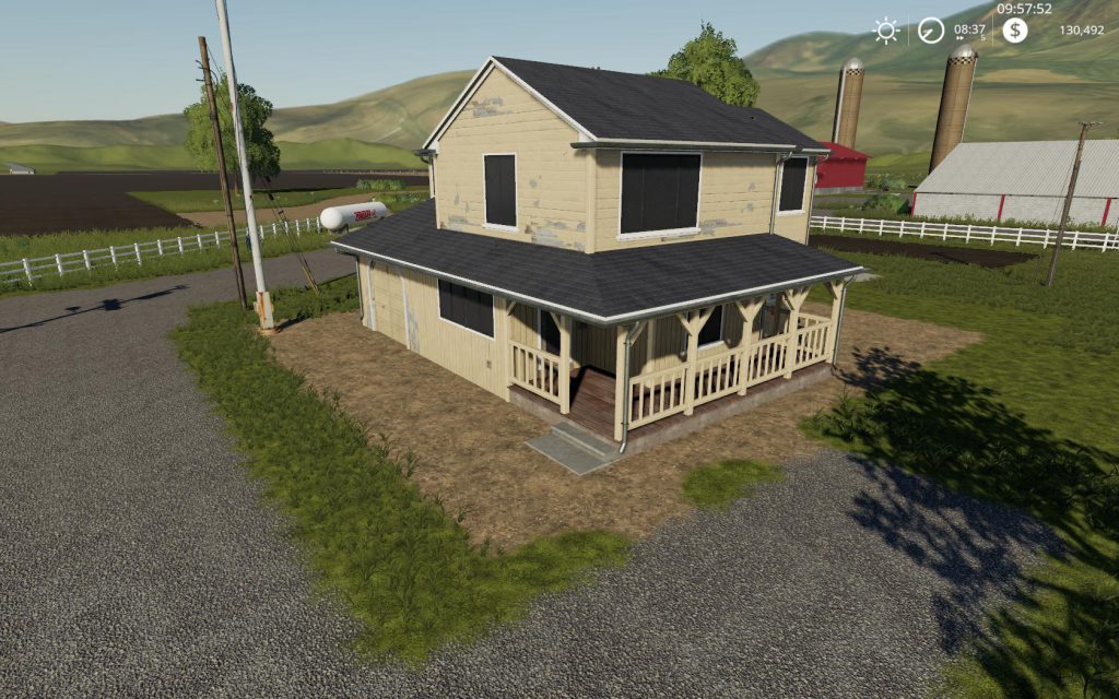 Placeable 4 bedroom house with sleep trigger v 1.0 - FS19 mod - FS19.net