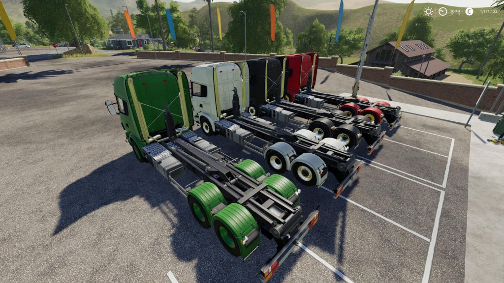 Scania R730 Hooklift V 12 Fs19 Mod 7068