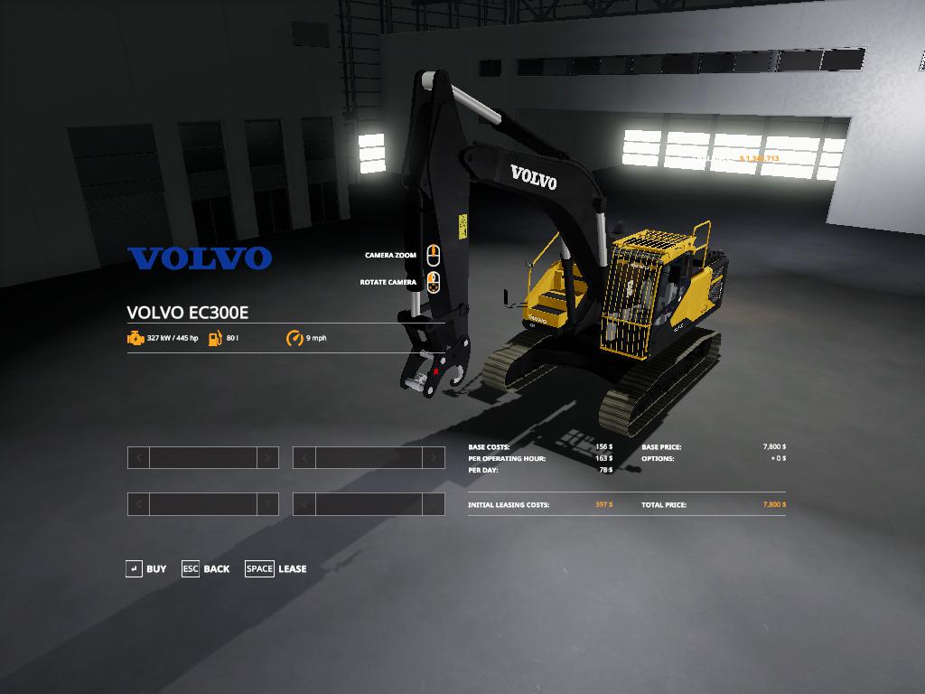 Volvo excavator pack v 1.0