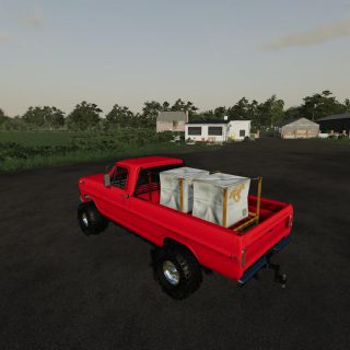 1970 FORD F250 with colision on flatbed v1.1 - FS19 mod - FS19.net