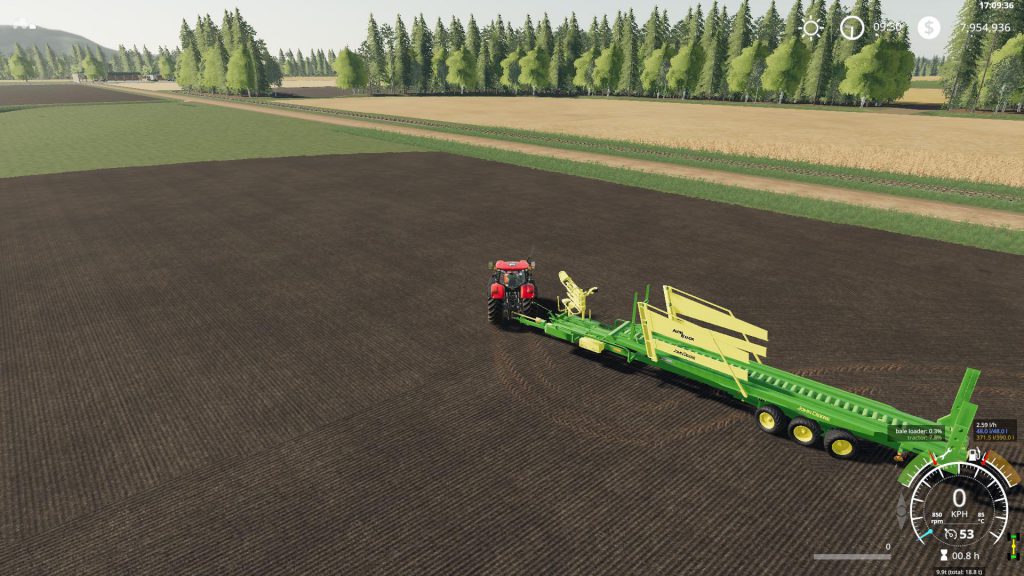 John Deere 32 bale Autostacker v 2.0 - FS19 mod - FS19.net