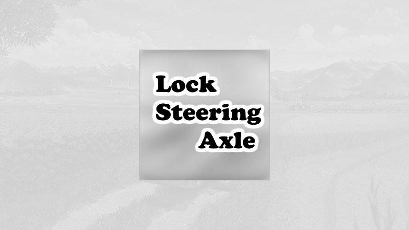 Lock steering axle v 1.0.1