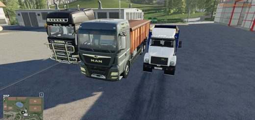 Pack dump trucks with trailers v 1.0