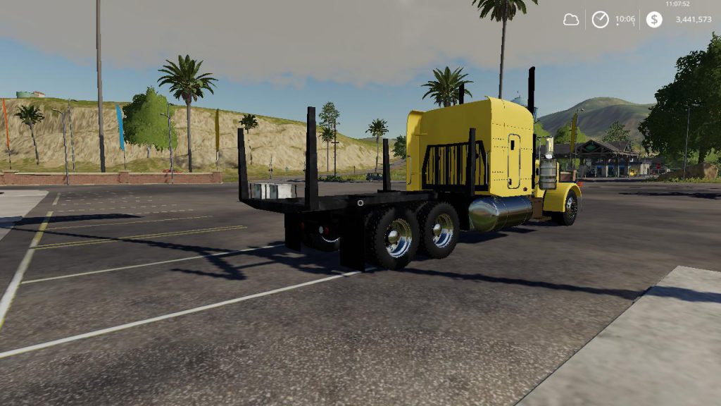 Peterbilt log truck v 1.0 - FS19 mod - FS19.net