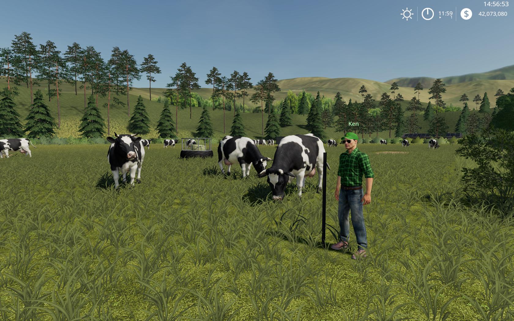 Placeable open range cow pasture v 1.0