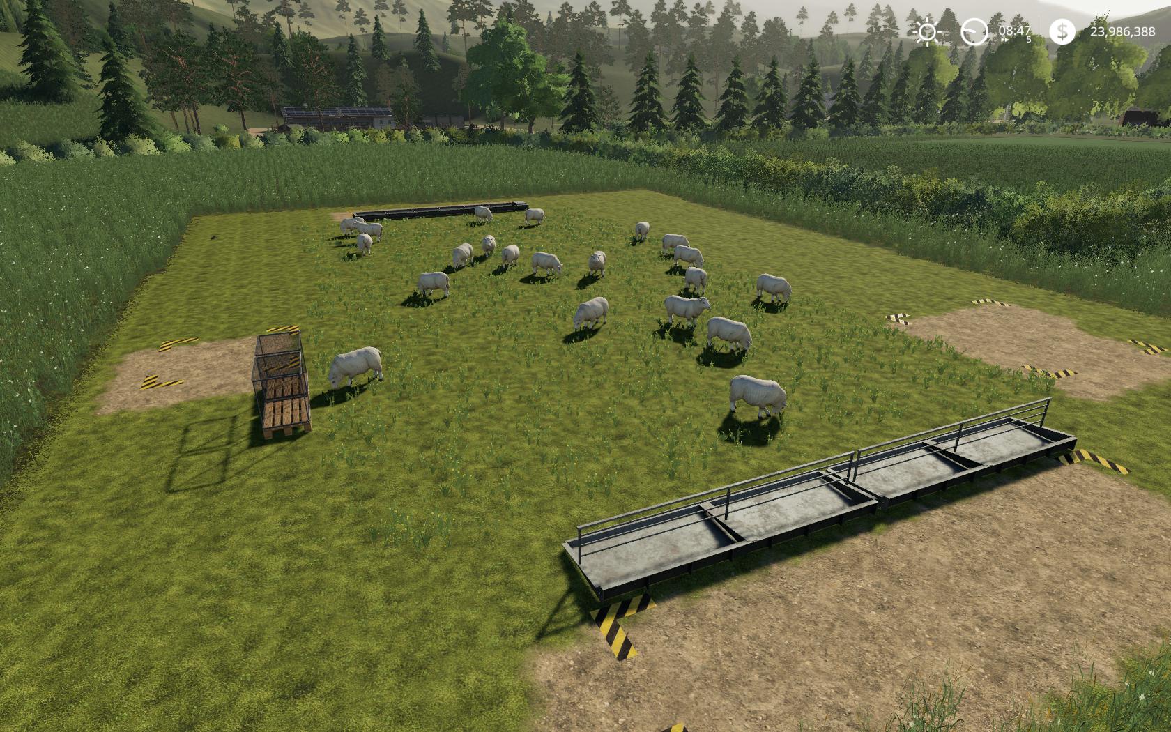 Placeable open range sheep pasture v 1.0