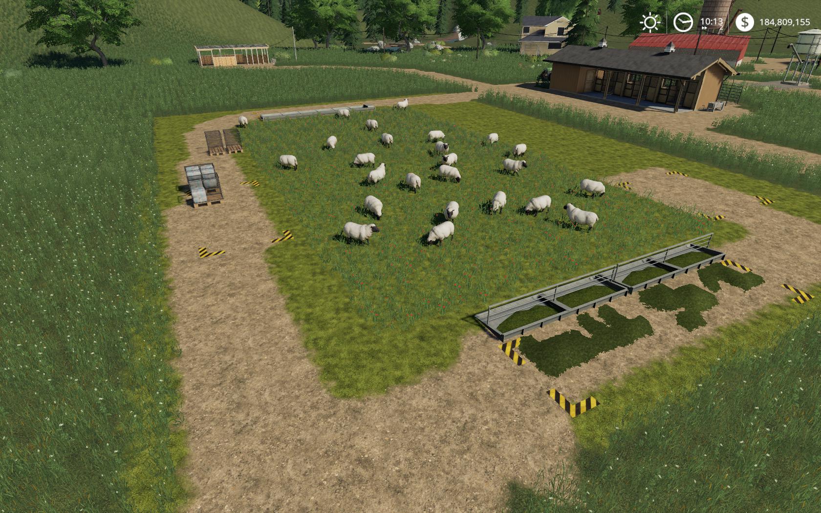Placeable open range sheep pasture v 1.0