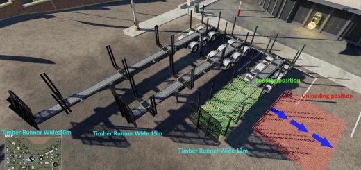 Timber Runner Wide With Autoload Wood v 1.2