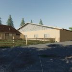 Horse stable with riding hall v 1.0