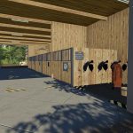 Horse stable with riding hall v 1.0