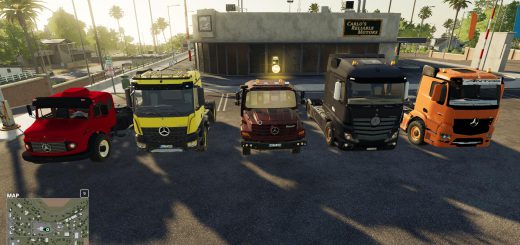 Mods Pack - Mercedes Trucks Pack v1.0