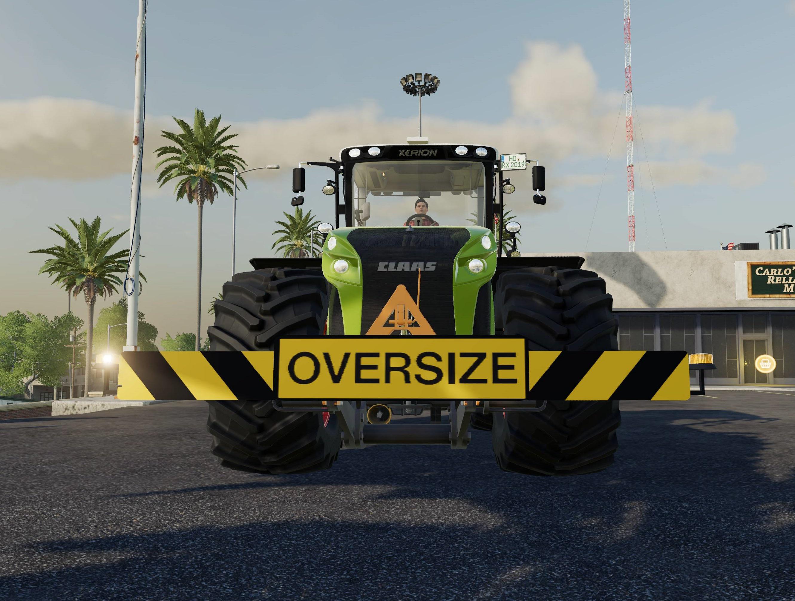 Three Point OversizedLoad Sign v 1.0