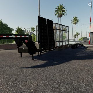 Remake 40ft PJ Lawn Trailer v 1.0 - FS19 mod - FS19.net