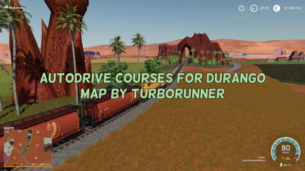 AutoDrive courses for Durango map by Turborunner