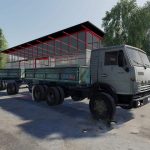 Kamaz 5320 and trailer GBK-8551 v2.1