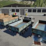 Kamaz 5320 and trailer GBK-8551 v2.1