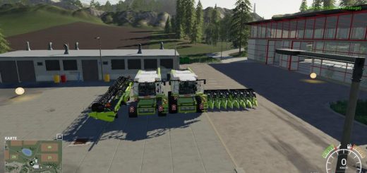 Lexion 780 with capacity selection and cutters v 1.1