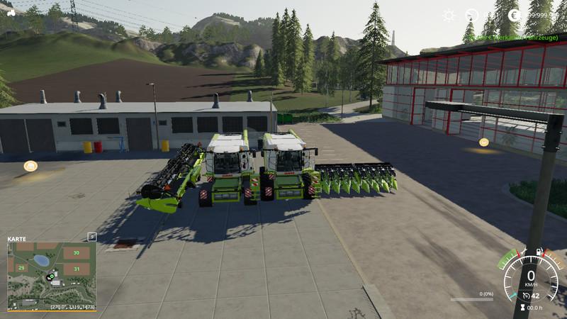 Lexion 780 with capacity selection and cutters v 1.1
