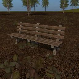 Placeable Park Bench v 1.0