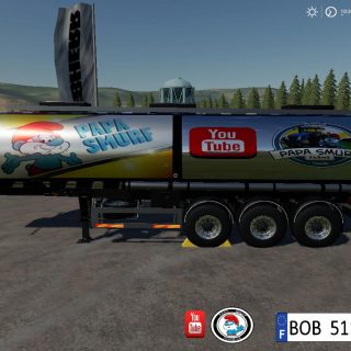 Trailer Papa Smurf By BOB51160 V 1.0.0.6 - FS19 Mod - FS19.net