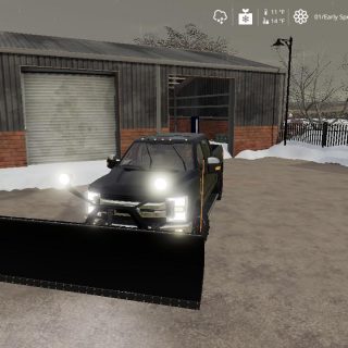 Ford f250 snow plow v1.0 - FS19 mod - FS19.net