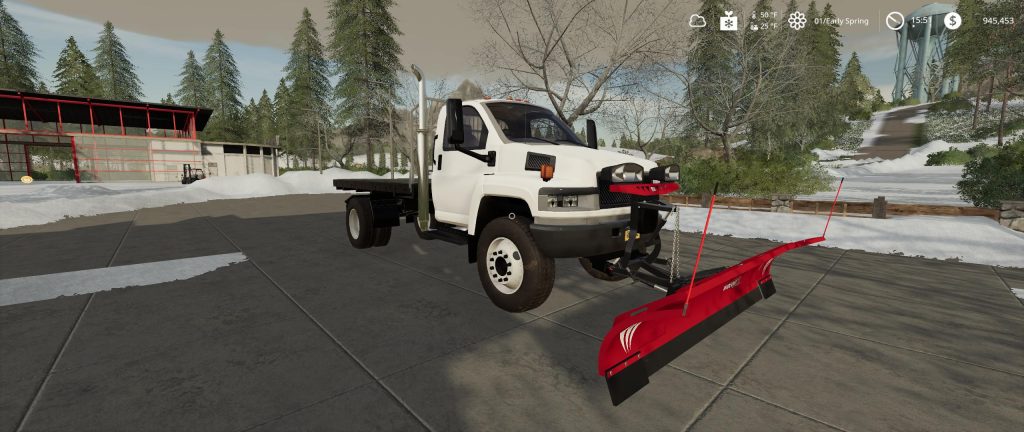 Gmc Topkick Flatbed Plow Truck V20 Fs19 Mod