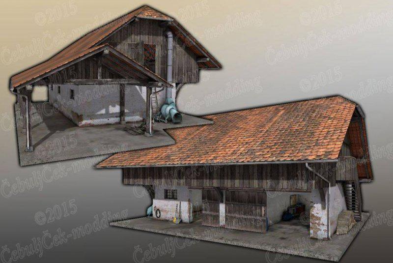 Old EU barn placeable v1.0