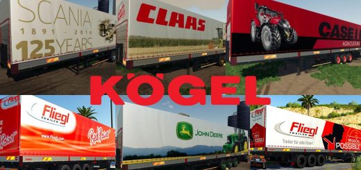 FS19 Mega Kogel Trailers Pack v1.0