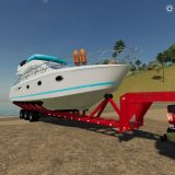 Oversize Boat Trailer v1.0 - FS19 mod - FS19.net