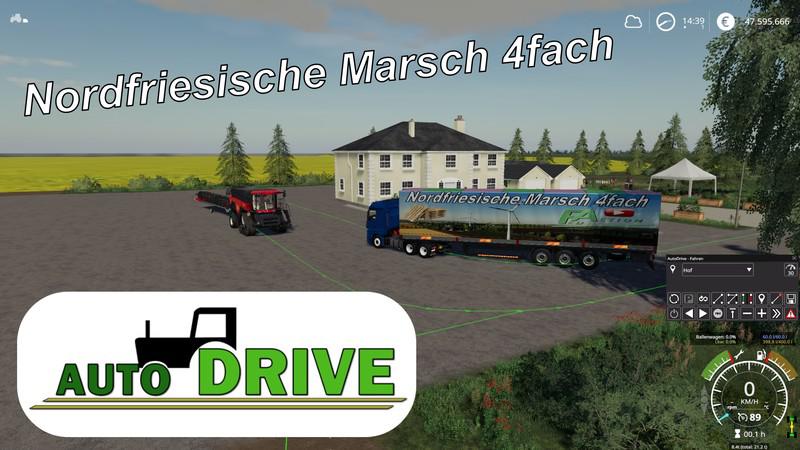 AutoDrive route network NF March 4-way with trenches v1.0