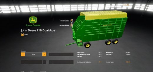 John Deere 716 Dual Axle Forage Box v1.0