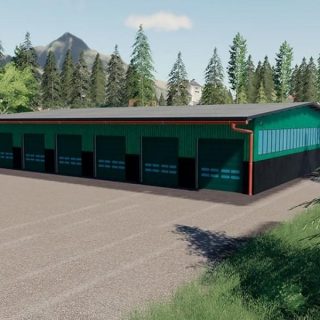 5 PLACEABLE VEHICLE & DRIVE-THROUGH HALLS V1.0.5.0 - FS19 mod - FS19.net