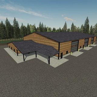 GLX MORTON POLE BARN 72X160 V1.0 - FS19 mod - FS19.net